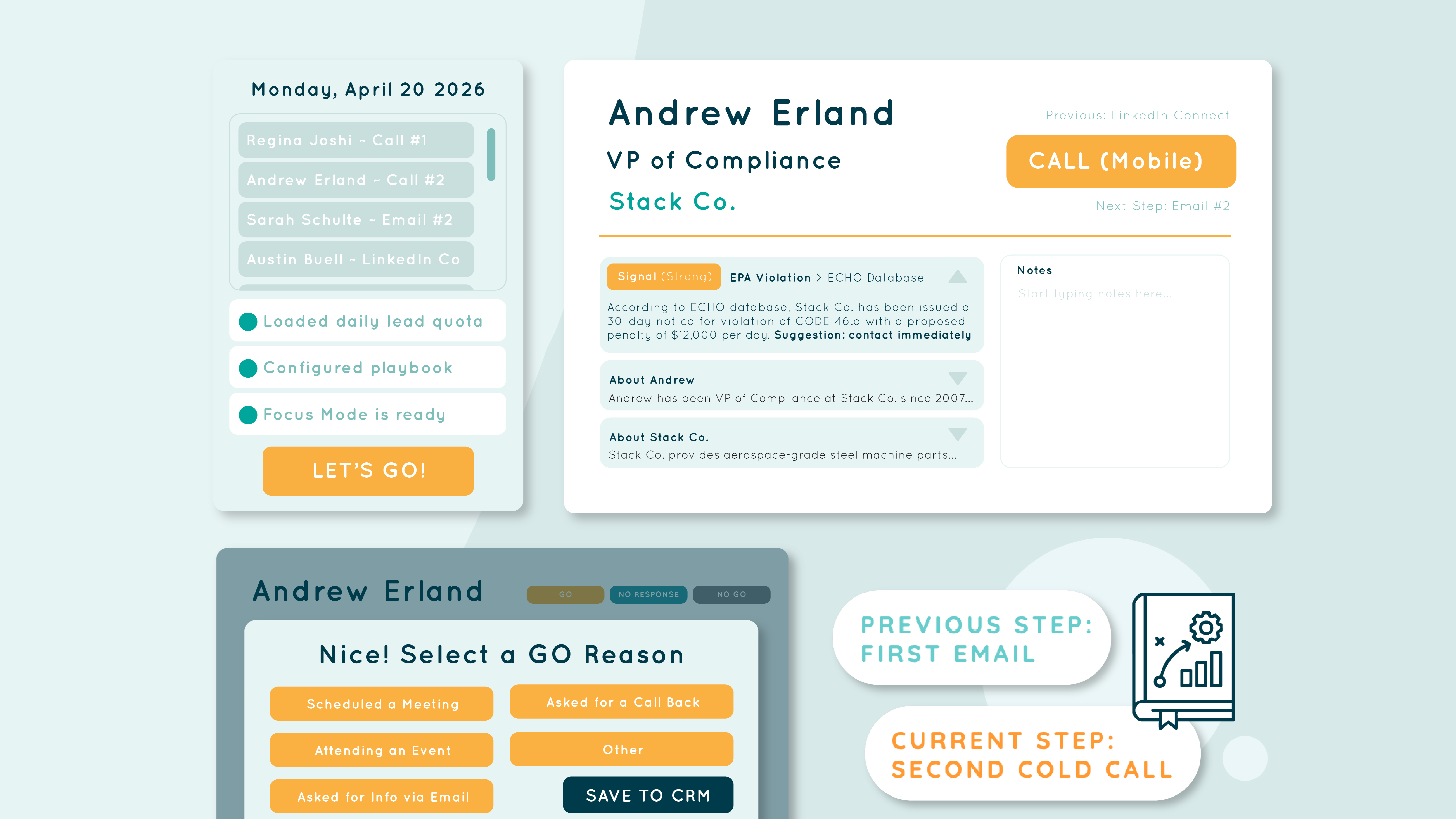 Topsail outreach workflow for HubSpot-connected outreach